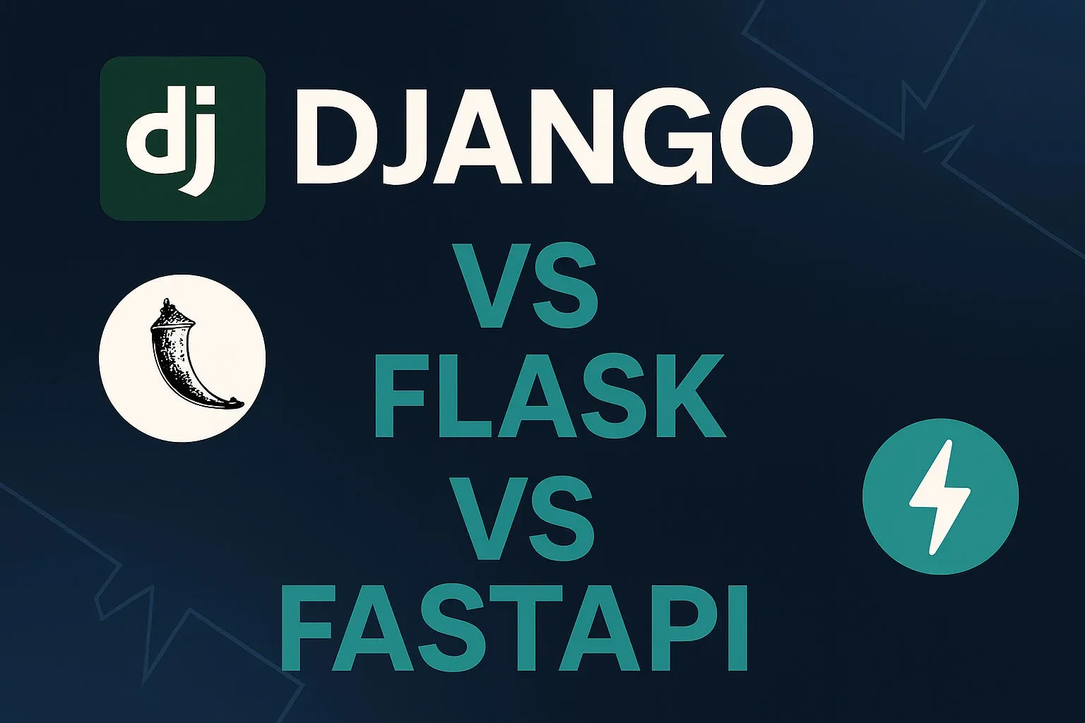 Django vs Flask vs FastAPI comparison